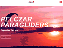 Tablet Screenshot of pelczar-paragliders.com